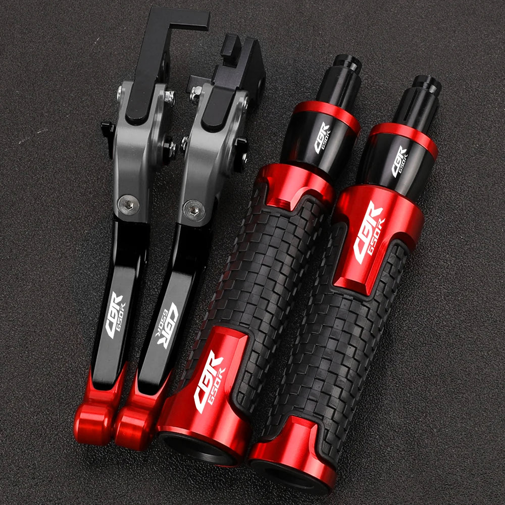 Honda CBR650R Adjustable Brake & Clutch Levers + Grips Set (2018–2025)