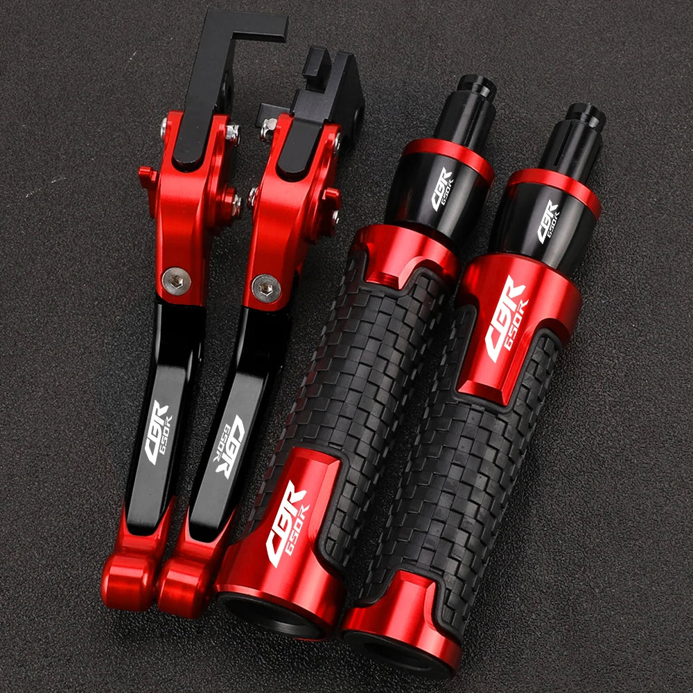 Honda CBR650R Adjustable Brake & Clutch Levers + Grips Set (2018–2025)