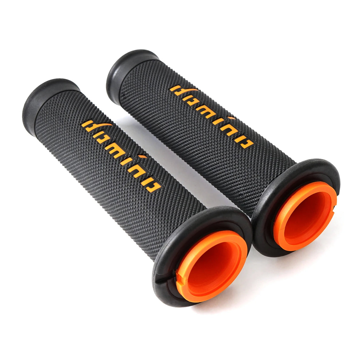 Universal Motorcycle Handlebar Grips – Domino Style Soft Rubber (22mm / 24mm)