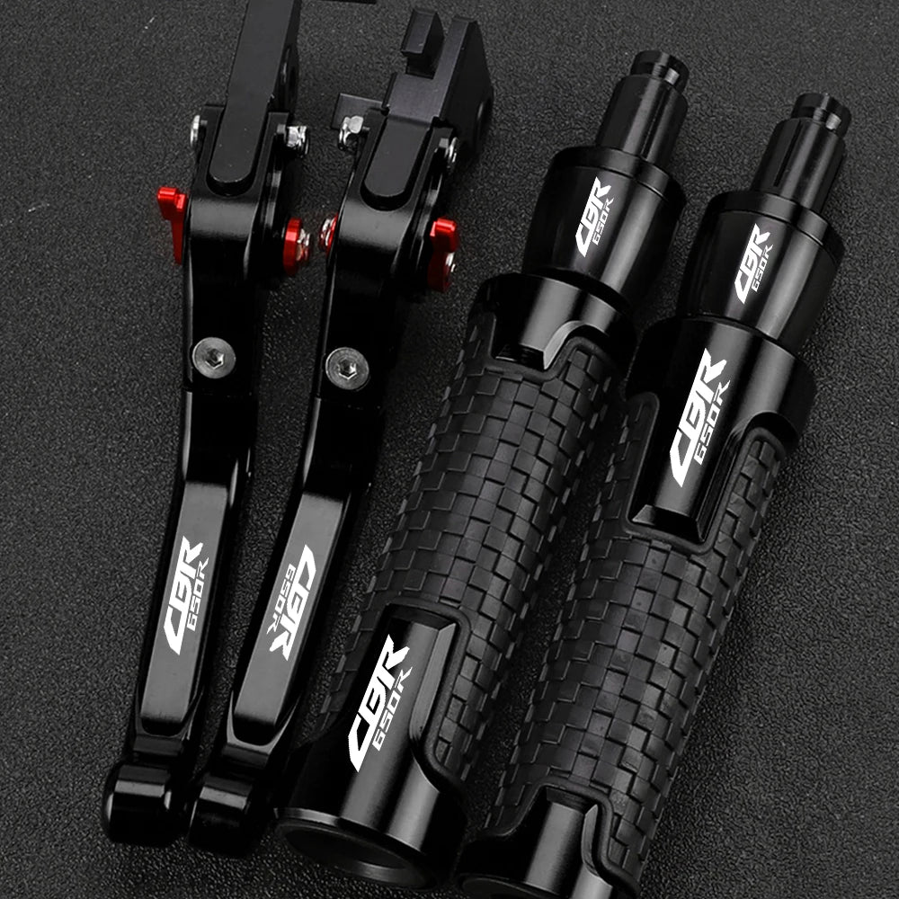 Honda CBR650R Adjustable Brake & Clutch Levers + Grips Set (2018–2025)