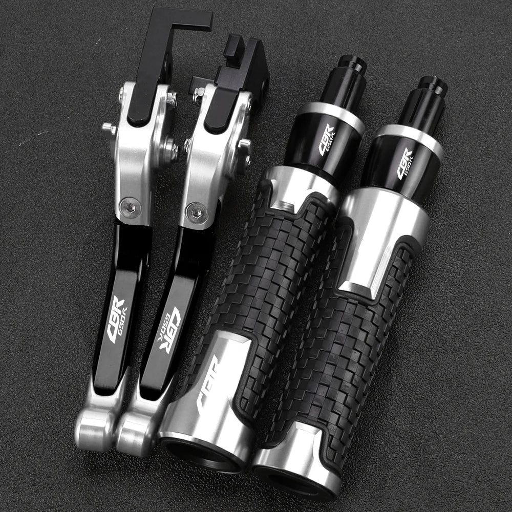 Honda CBR650R Adjustable Brake & Clutch Levers + Grips Set (2018–2025)