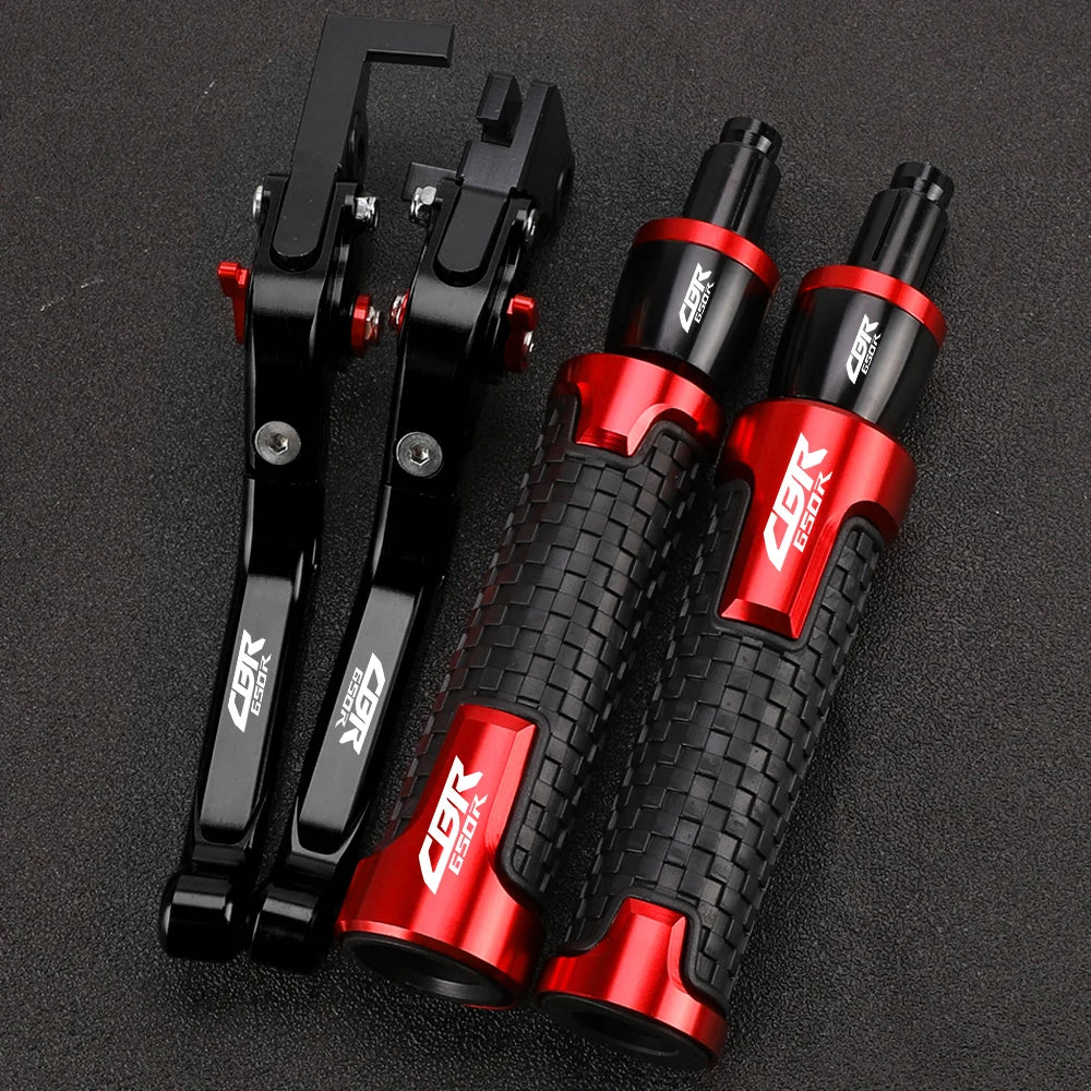 Honda CBR650R Adjustable Brake & Clutch Levers + Grips Set (2018–2025)