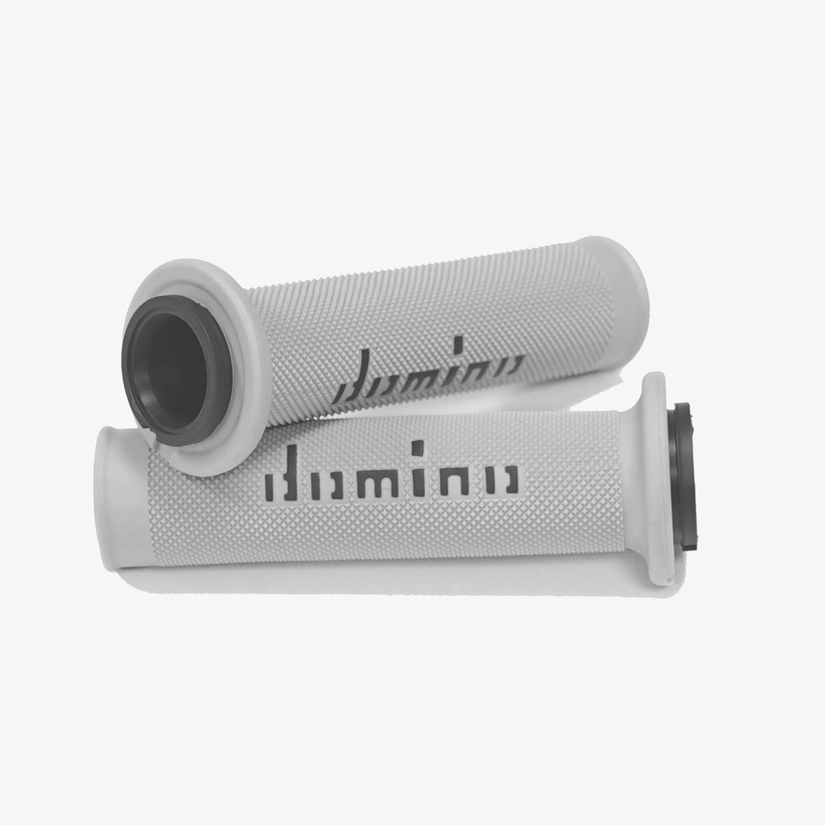 Universal Motorcycle Handlebar Grips – Domino Style Soft Rubber (22mm / 24mm)
