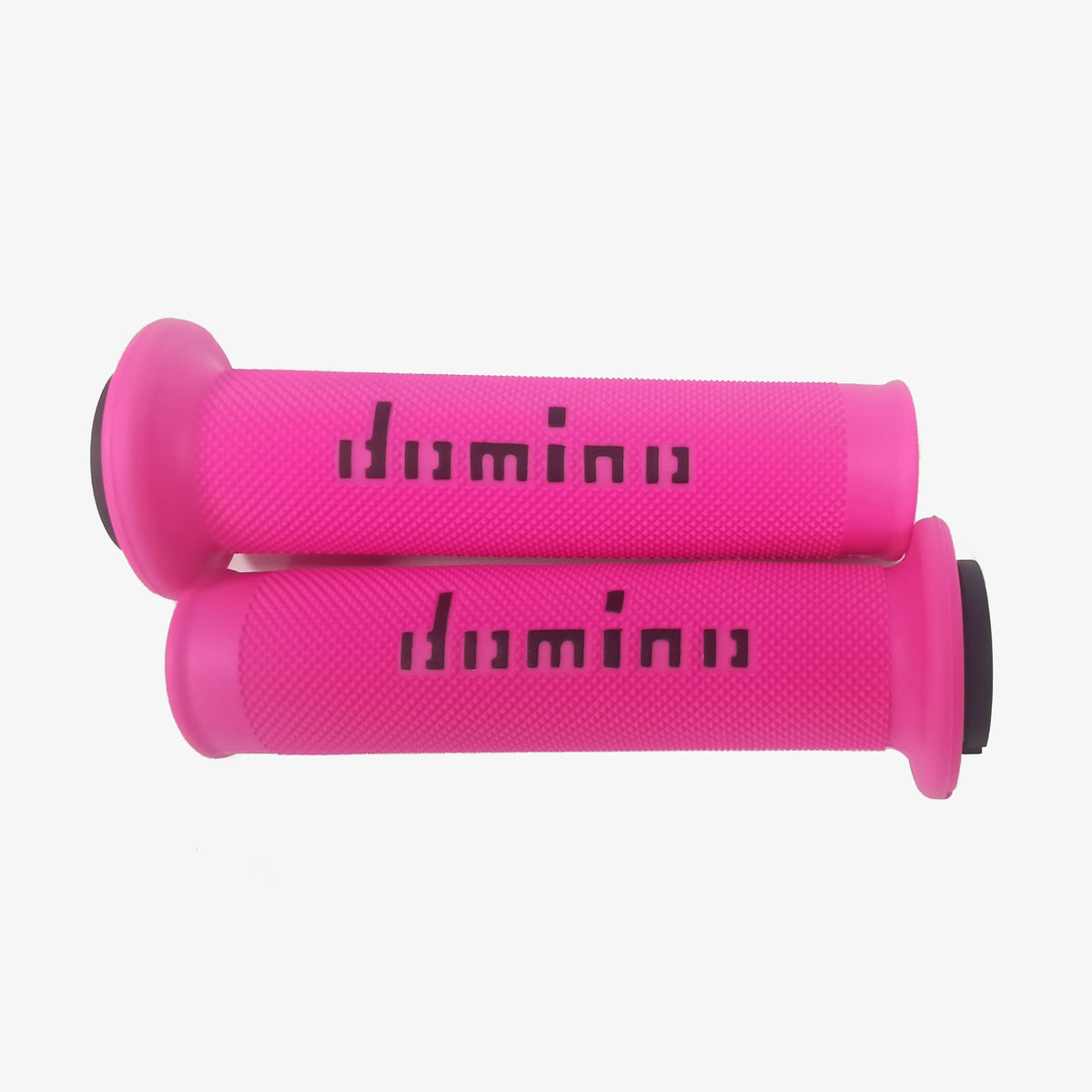 Universal Motorcycle Handlebar Grips – Domino Style Soft Rubber (22mm / 24mm)