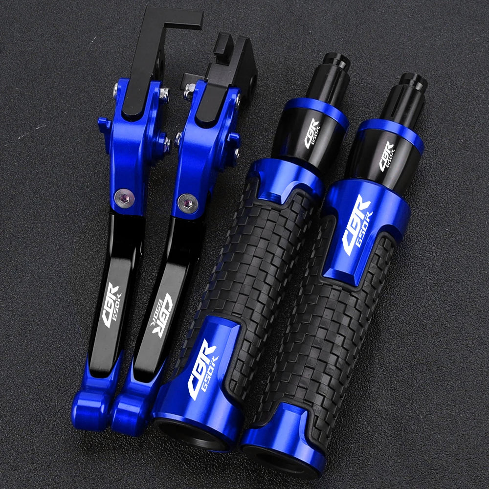 Honda CBR650R Adjustable Brake & Clutch Levers + Grips Set (2018–2025)