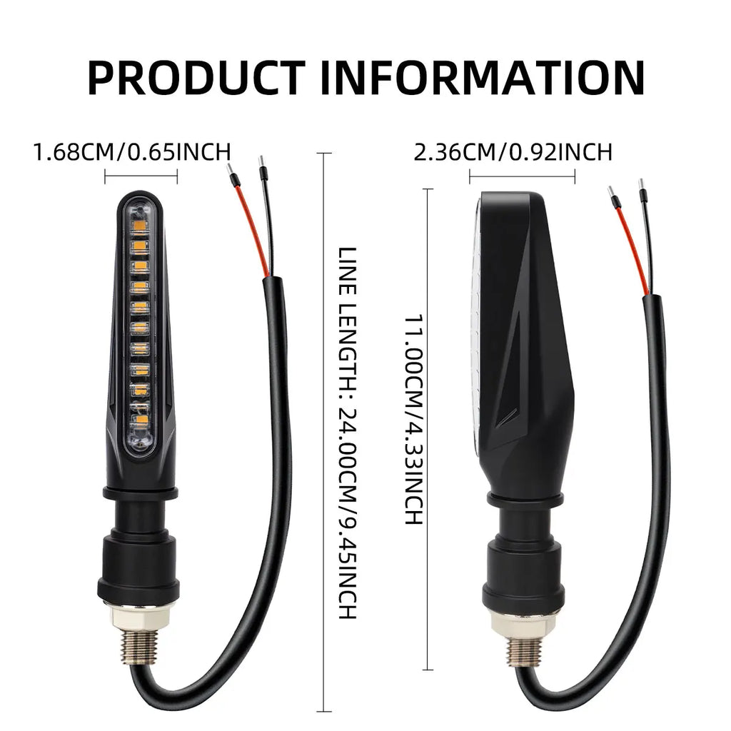 Premium Sequential LED Turn Signals (2-Pack)