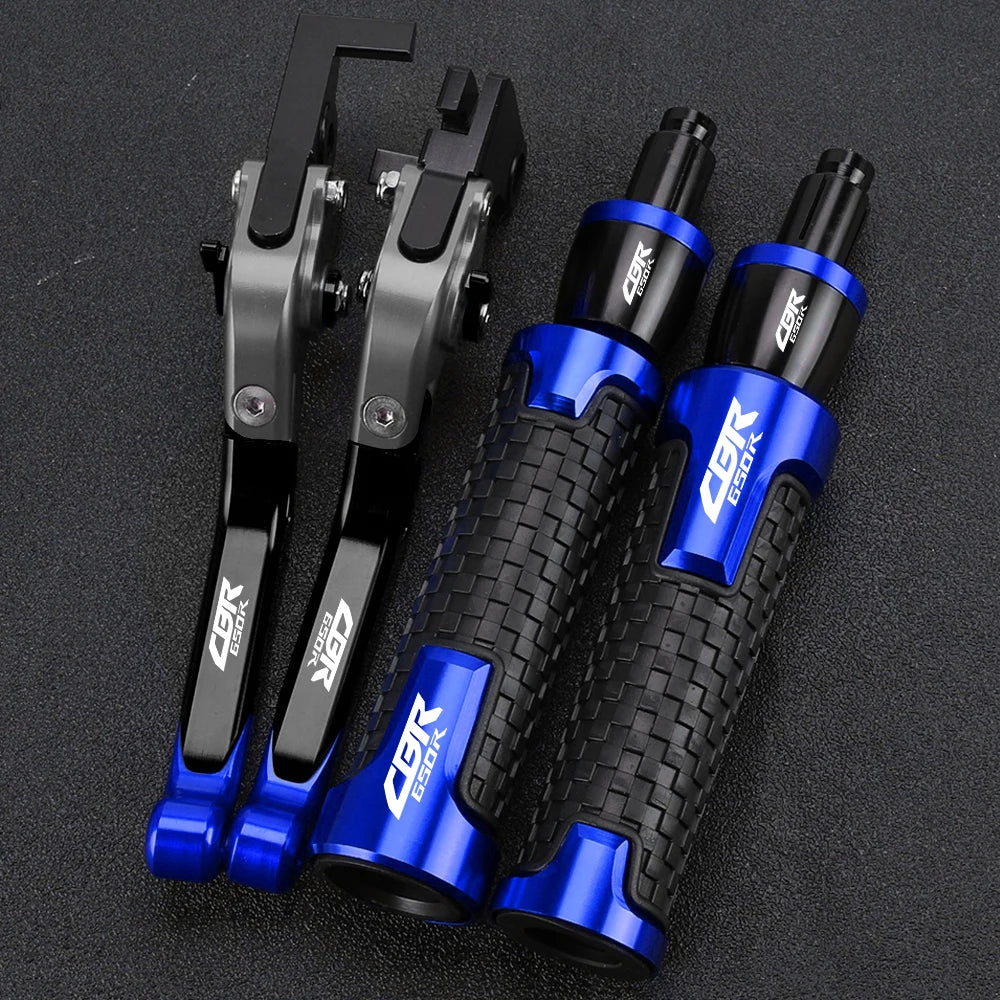 Honda CBR650R Adjustable Brake & Clutch Levers + Grips Set (2018–2025)