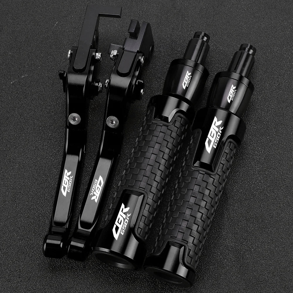 Honda CBR650R Adjustable Brake & Clutch Levers + Grips Set (2018–2025)