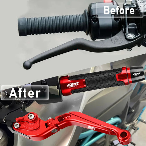 Honda CBR650R Brake & Clutch Levers + Grips Set (2018–2025)