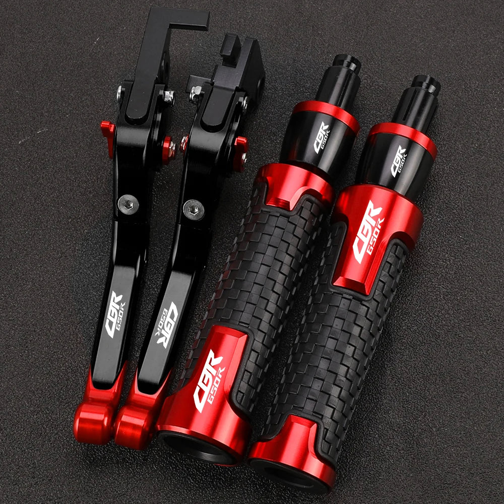 Honda CBR650R Adjustable Brake & Clutch Levers + Grips Set (2018–2025)