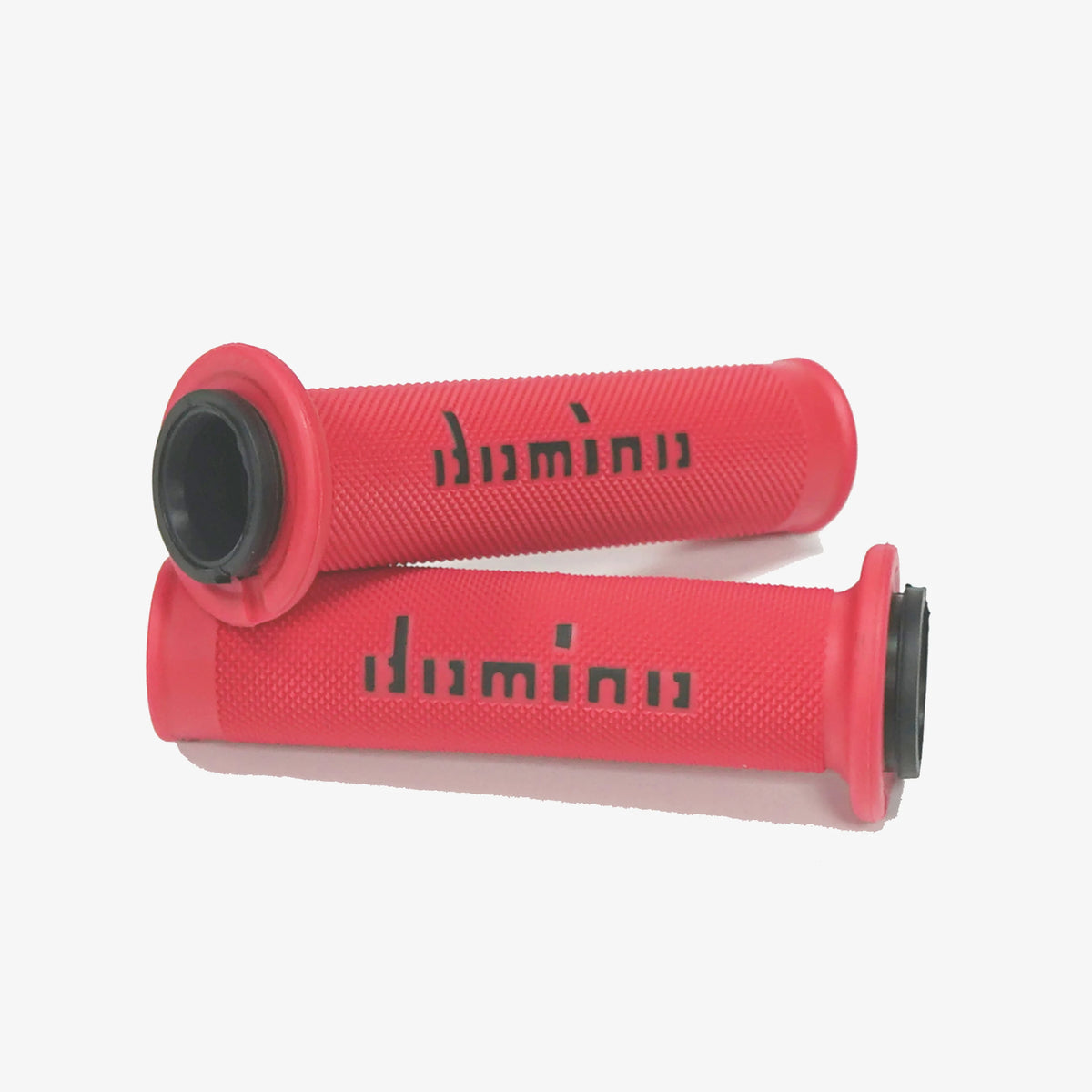Universal Motorcycle Handlebar Grips – Domino Style Soft Rubber (22mm / 24mm)