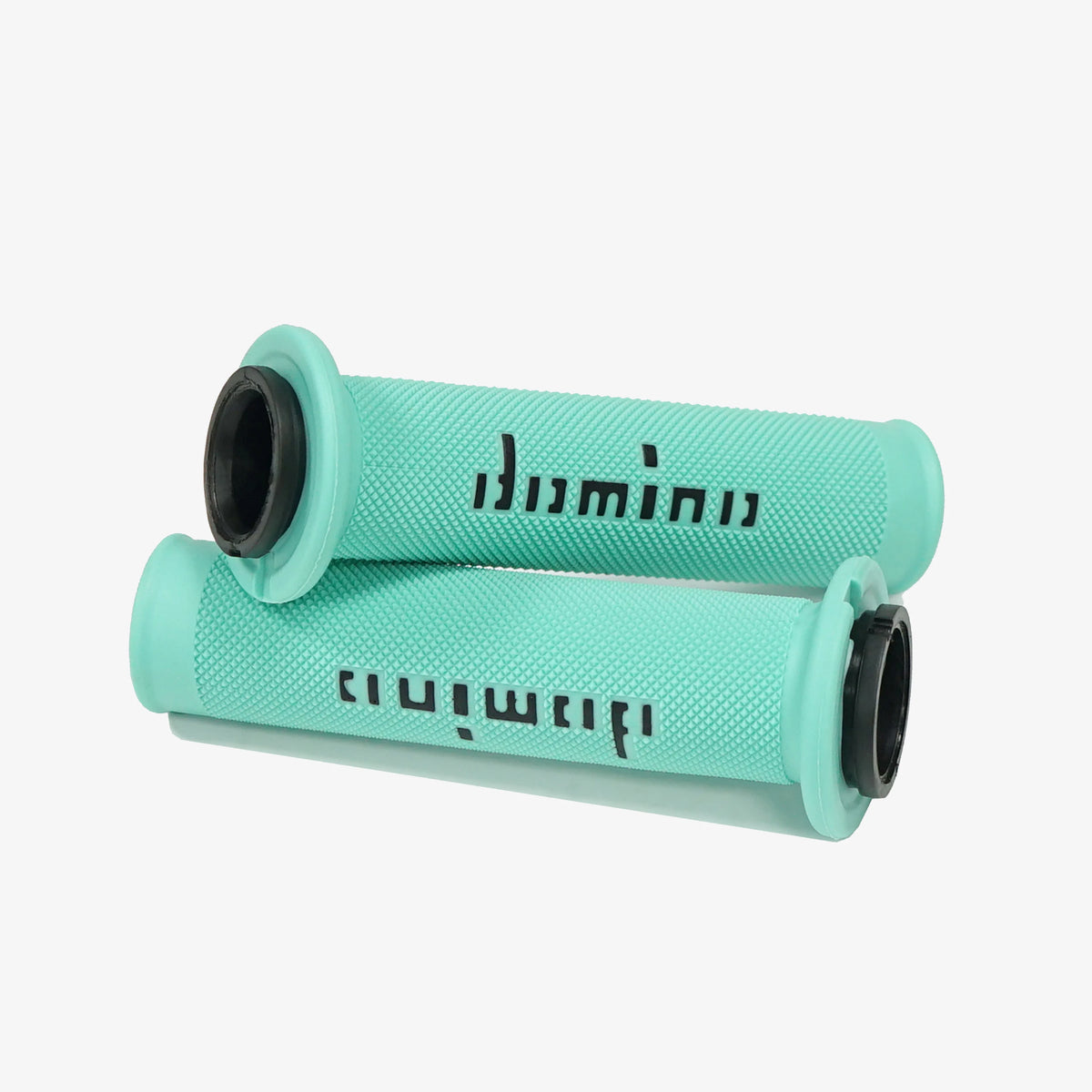 Universal Motorcycle Handlebar Grips – Domino Style Soft Rubber (22mm / 24mm)