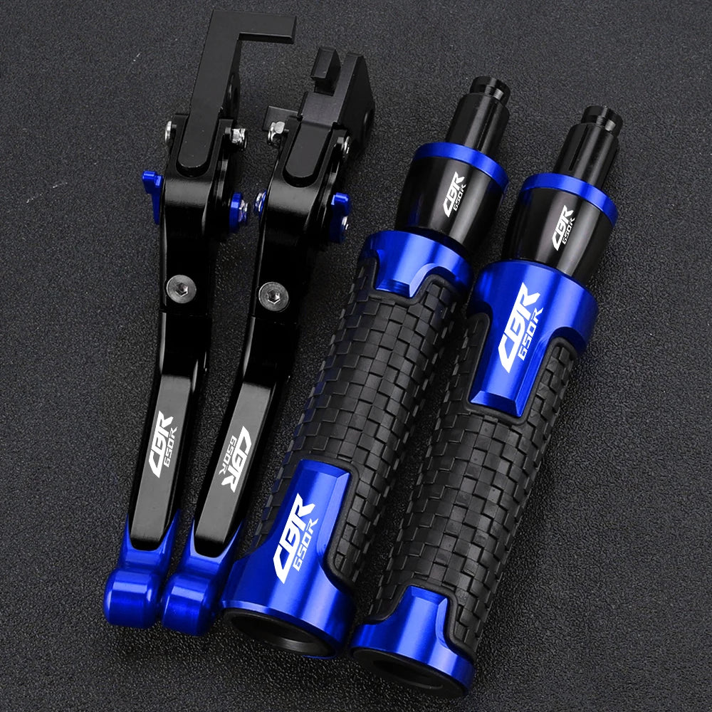 Honda CBR650R Adjustable Brake & Clutch Levers + Grips Set (2018–2025)
