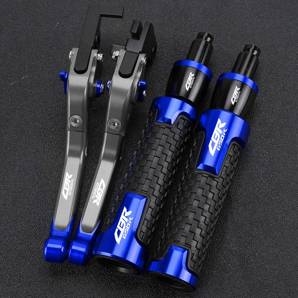 Honda CBR650R Adjustable Brake & Clutch Levers + Grips Set (2018–2025)
