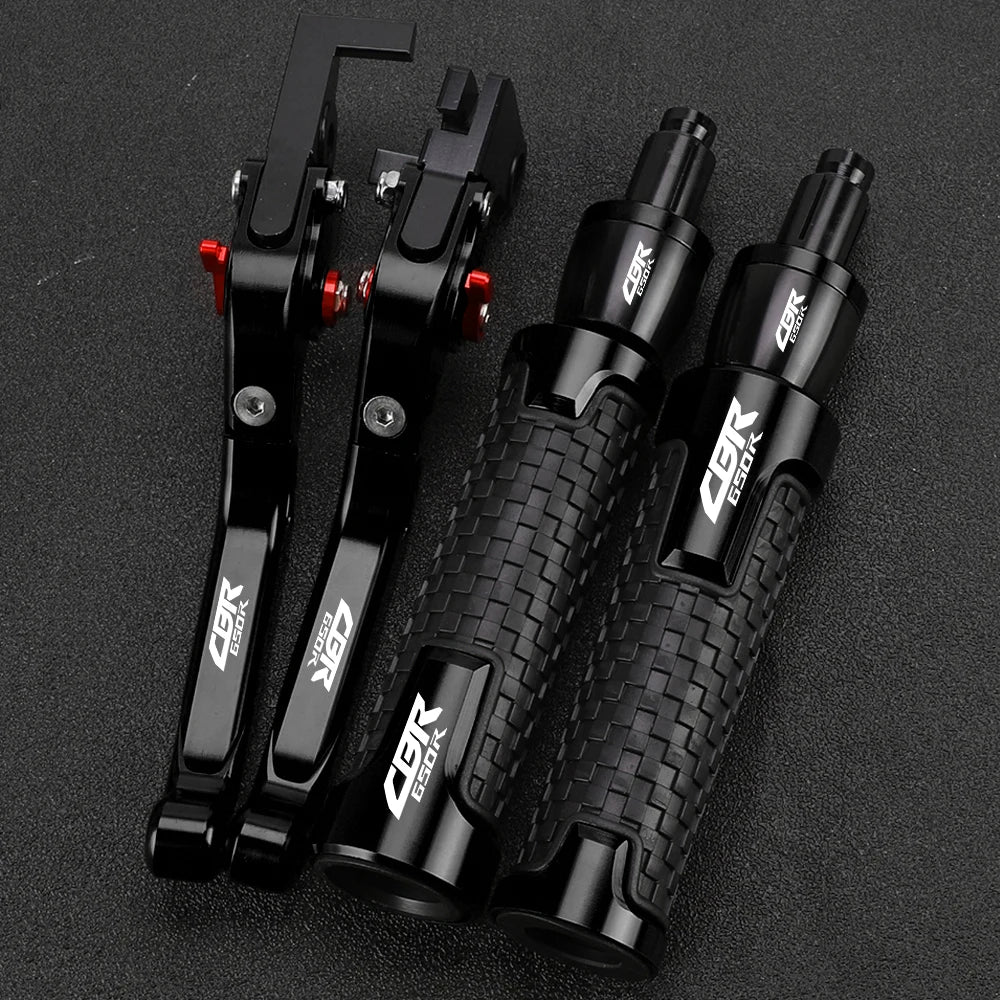 Honda CBR650R Adjustable Brake & Clutch Levers + Grips Set (2018–2025)